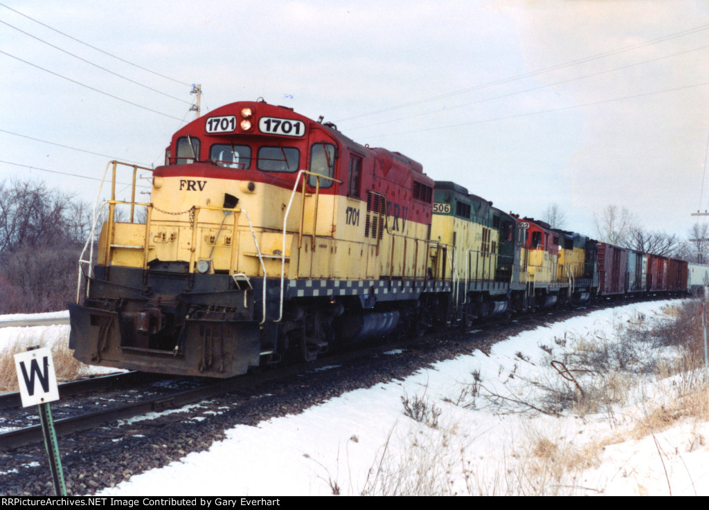 FRVR GP9R #1701 - Fox River Valley RR